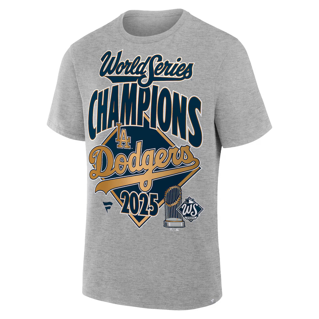 Los Angeles Dodgers 2025 World Series Champions Locker Room Authentic T-Shirt