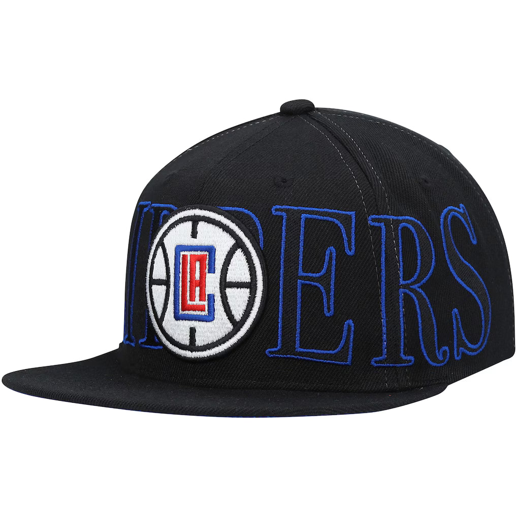 Los Angeles Clippers Winner Circle Black Snapback Hat