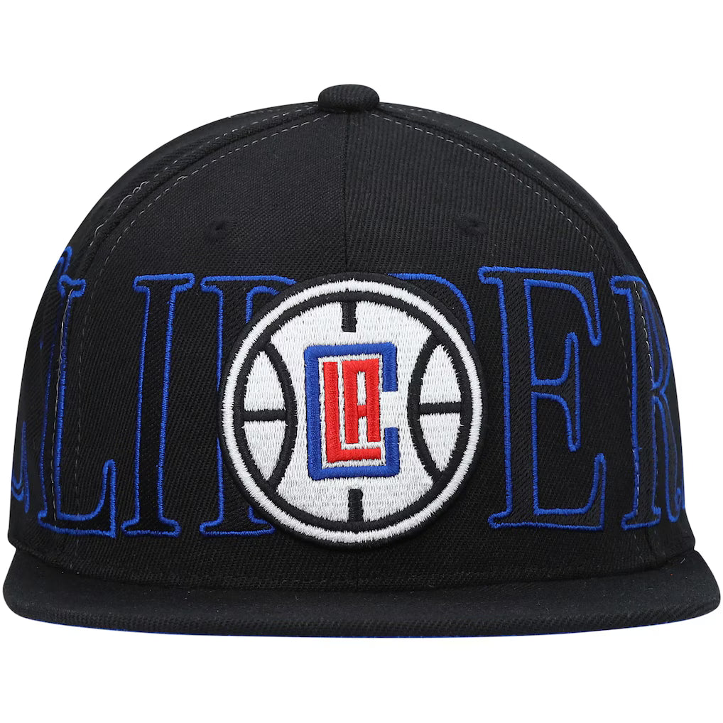 Los Angeles Clippers Winner Circle Black Snapback Hat