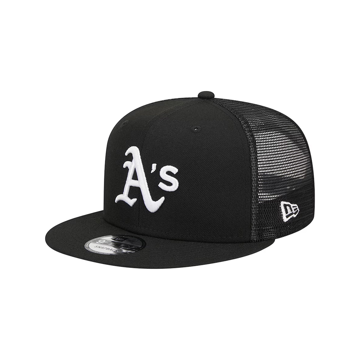 Oakland Athletics Evergreen Black 9FIFTY Snapback Trucker Hat
