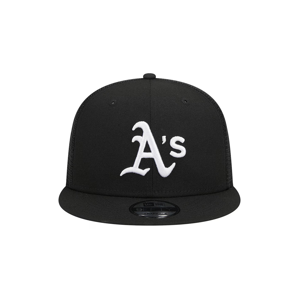 Oakland Athletics Evergreen Black 9FIFTY Snapback Trucker Hat