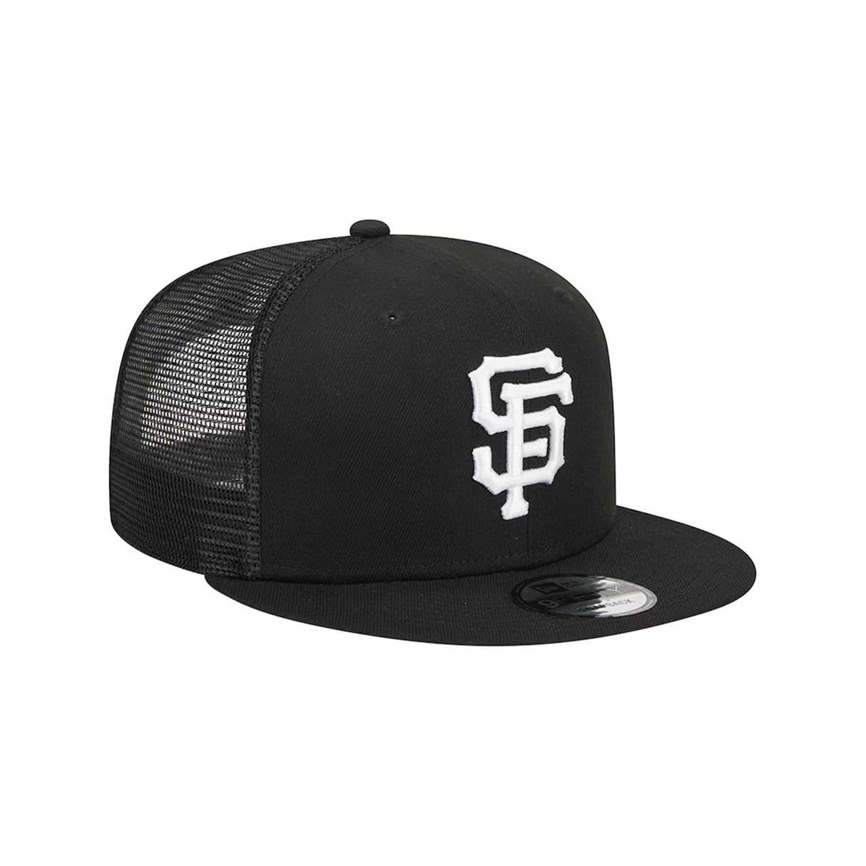San Francisco Giants Black 9FIFTY Snapback Trucker Hat