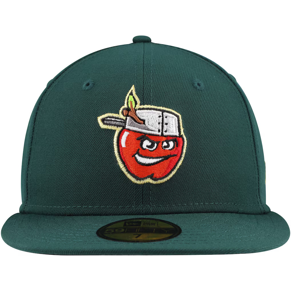 Fort Wayne TinCaps Green Authentic Collection 59FIFTY Fitted Hat