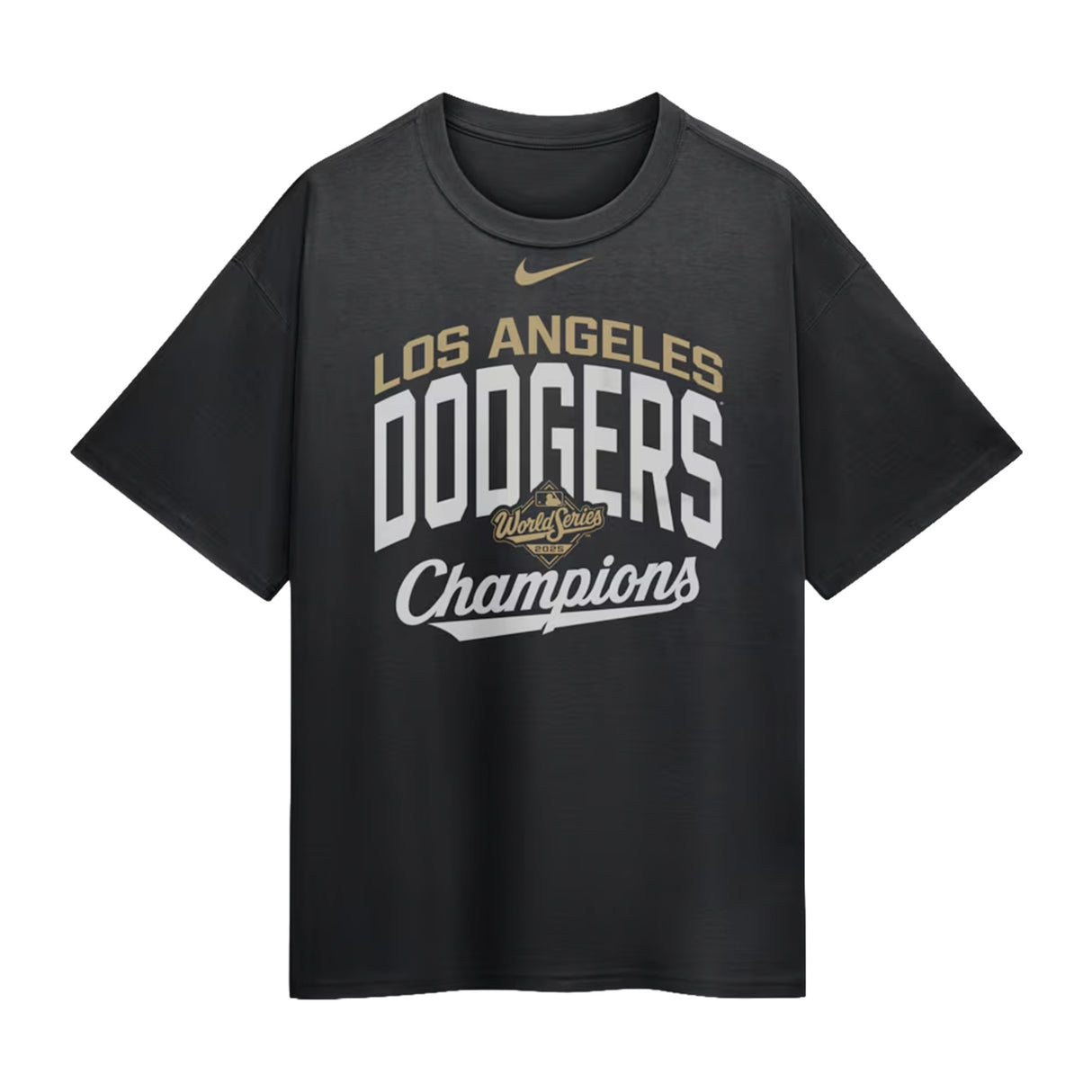 Los Angeles Dodgers 2026 Legacy Earned Black Heavyweight Nike T-Shirt