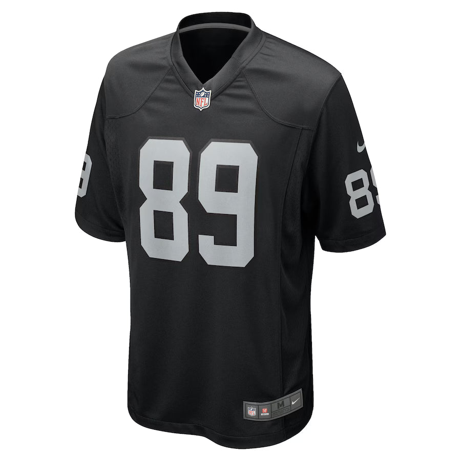 YOUTH Las Vegas Brock Bowers Raiders Black Nike® Player Game Jersey