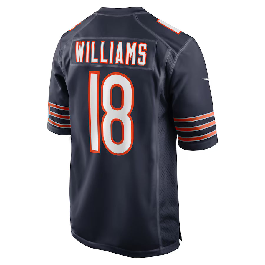 Chicago Bears Caleb Williams Navy Player Game Jersey