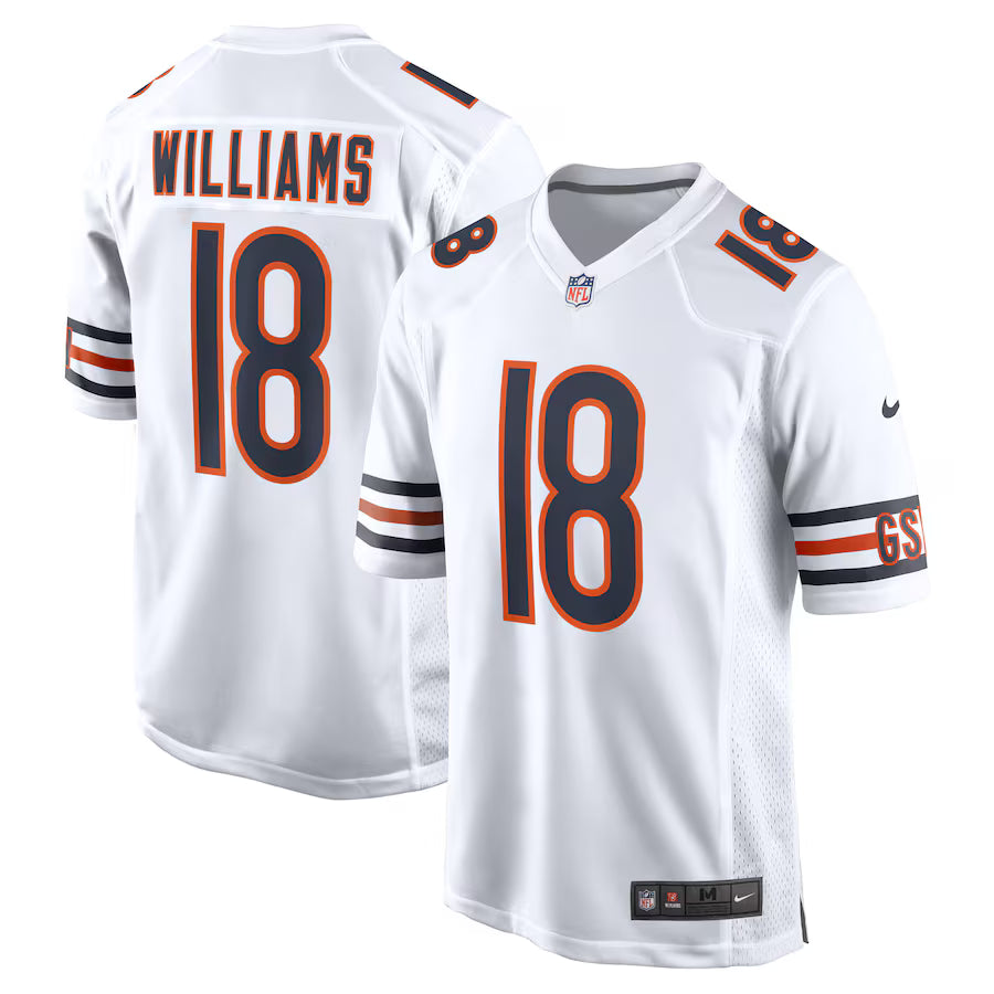 Chicago Bears Caleb Williams First Round Pick White Nike Player Game Jersey