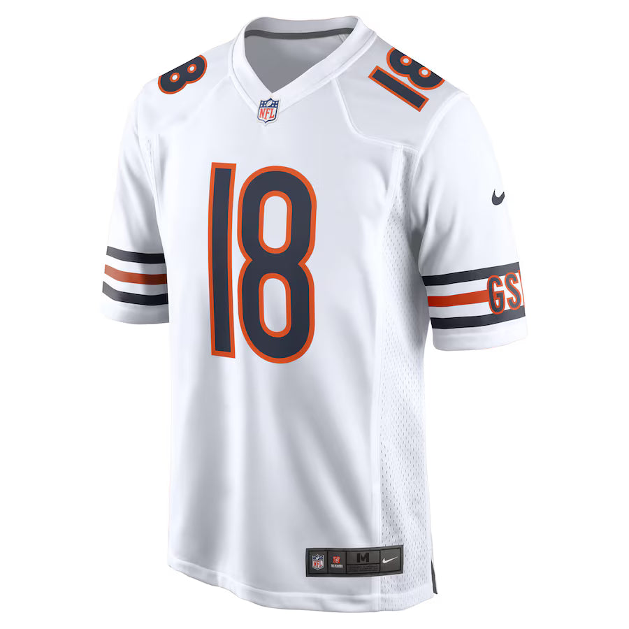 Chicago Bears Caleb Williams First Round Pick White Nike Player Game Jersey