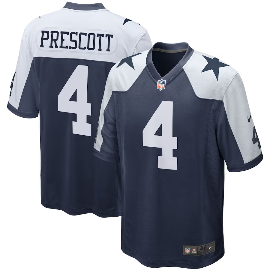 Dallas Cowboys Dak Prescott #4 Nike Alternate Game Jersey