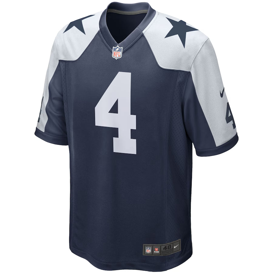 Dallas Cowboys Dak Prescott #4 Nike Alternate Game Jersey