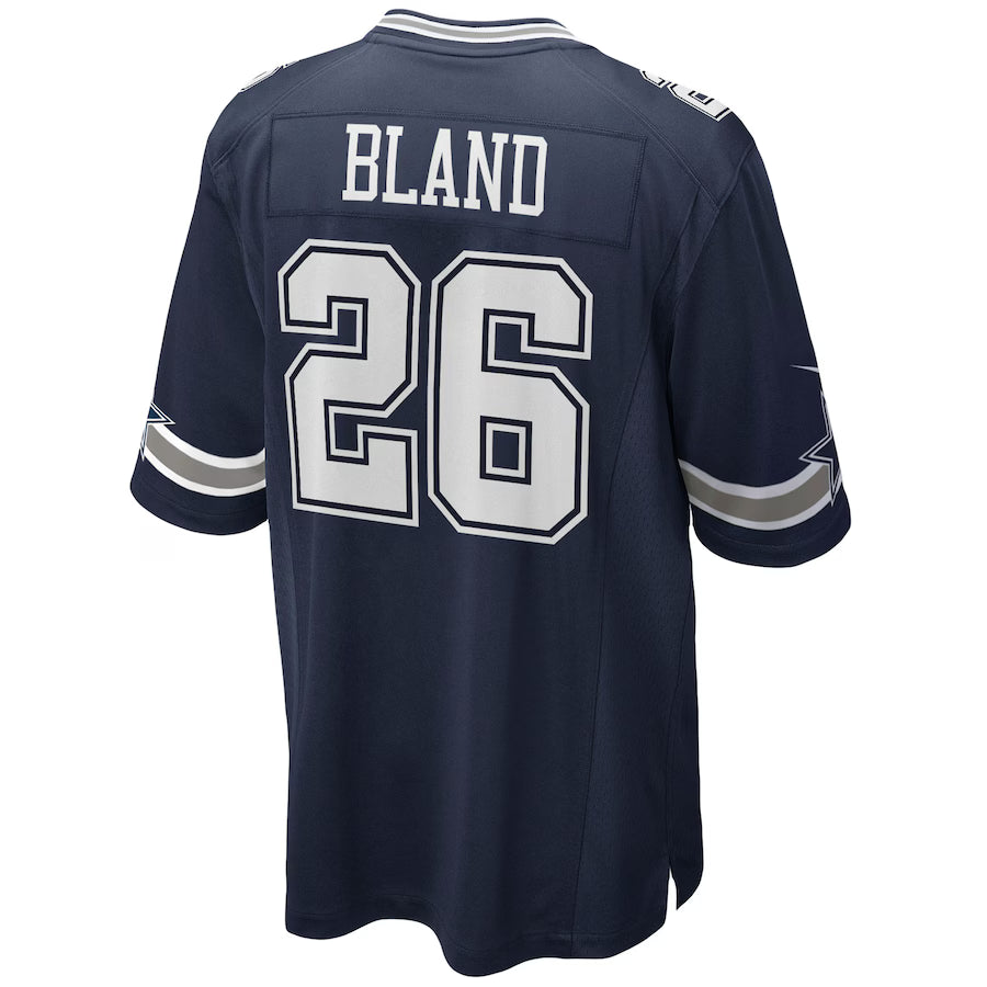 Dallas Cowboys DaRon Bland #26 Nike Navy Game Jersey
