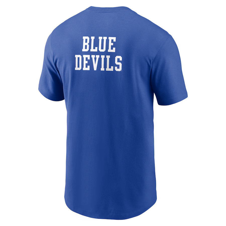 Duke Blue Devils Royal Nike 2-Hit Stacked T-Shirt