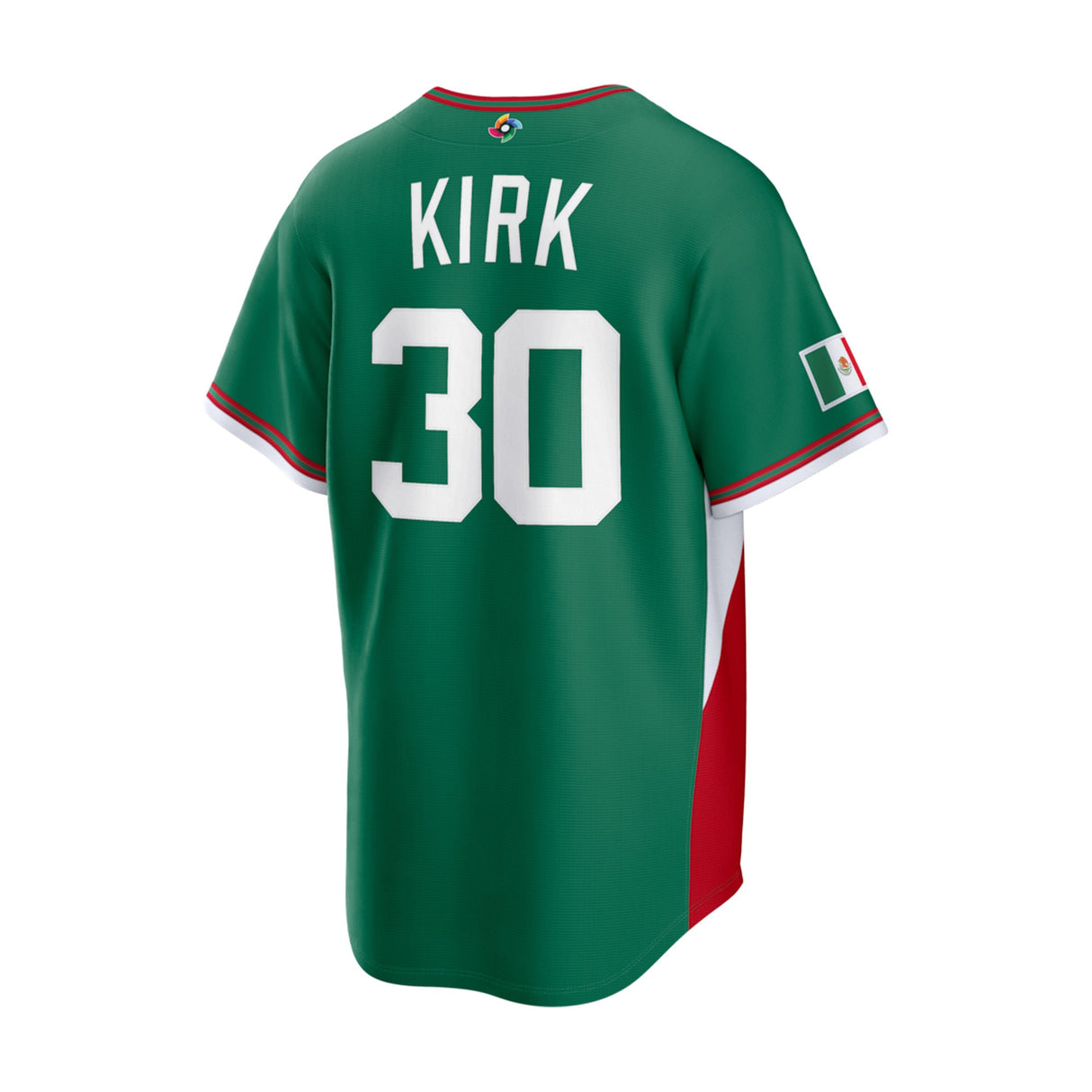 Mexico 2026 World Baseball Classic Alejandro Kirk 30 Green Road Jersey - Nike - 360402713217