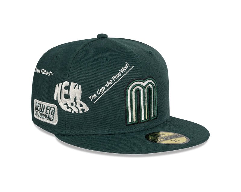 Mexico Baseball Green 59FIFTY Fitted Hat - New Era - 34071171301