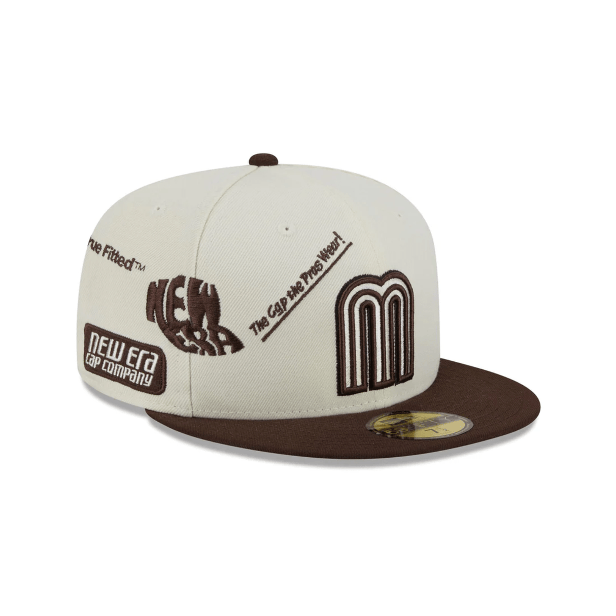 Mexico Baseball New Era Anniversary Logos Brown Visor 59FIFTY Fitted - New Era -