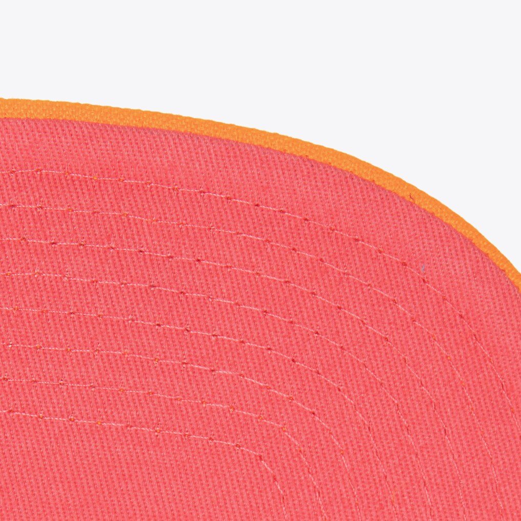 Miami Heat Red Hardwood Classics Team Side Fitted Hat - New Era -