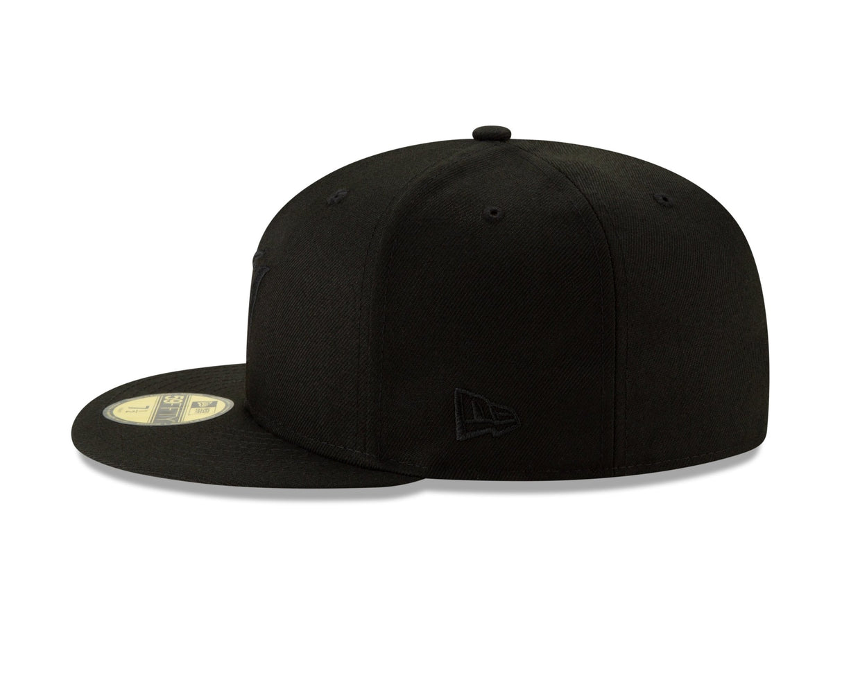 Miami Marlins Authentic Collection Blackout Basic 59FIFTY Fitted - New Era -