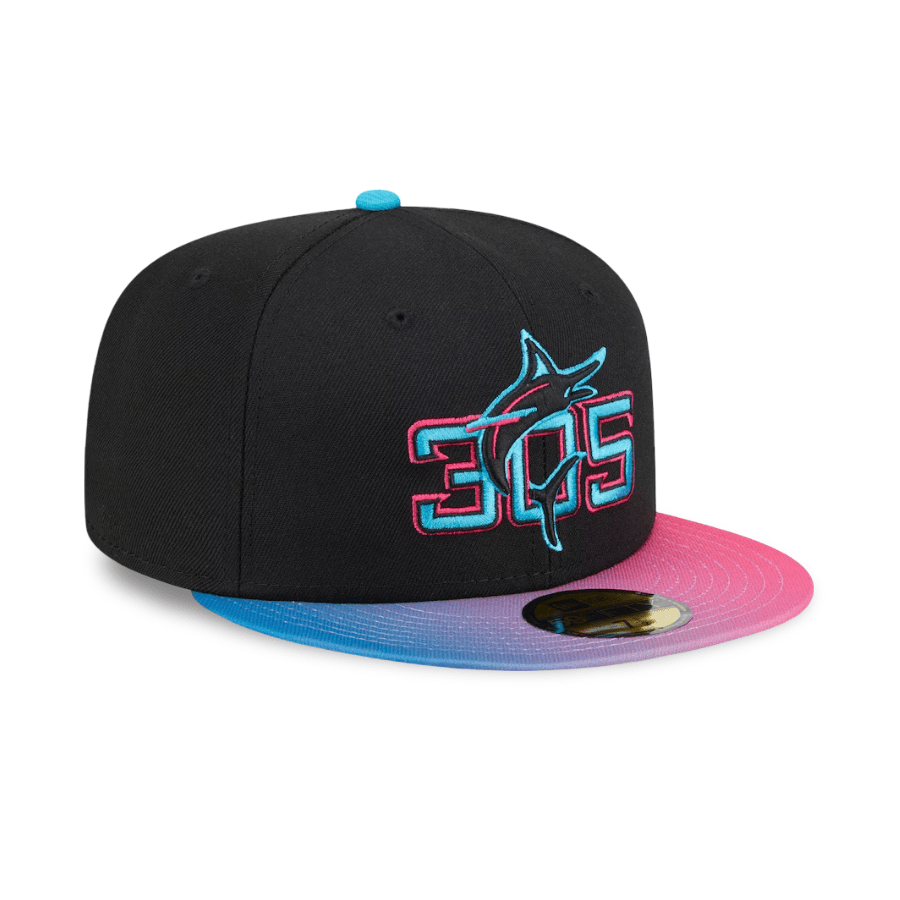 Miami Marlins City Connect 2025 59FIFTY Fitted - Blue & Pink - New Era -