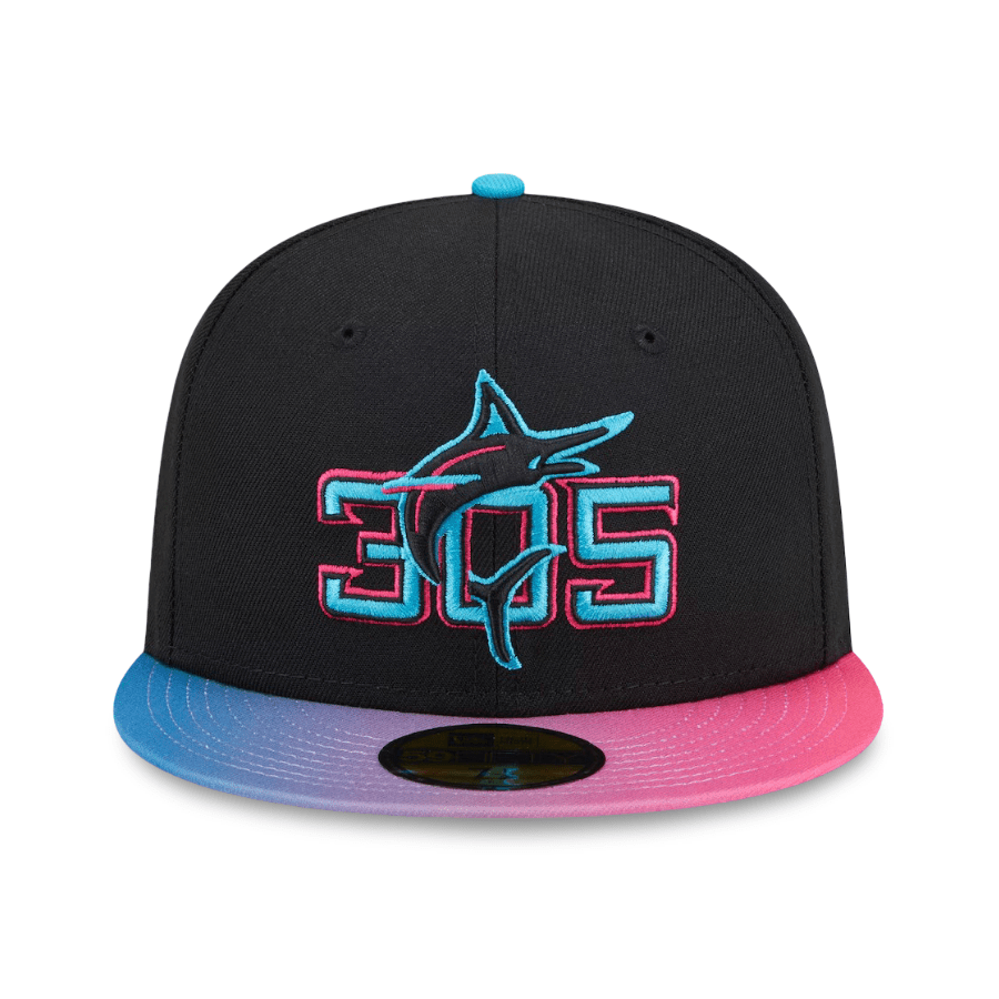 Miami Marlins City Connect 2025 59FIFTY Fitted - Blue & Pink - New Era -