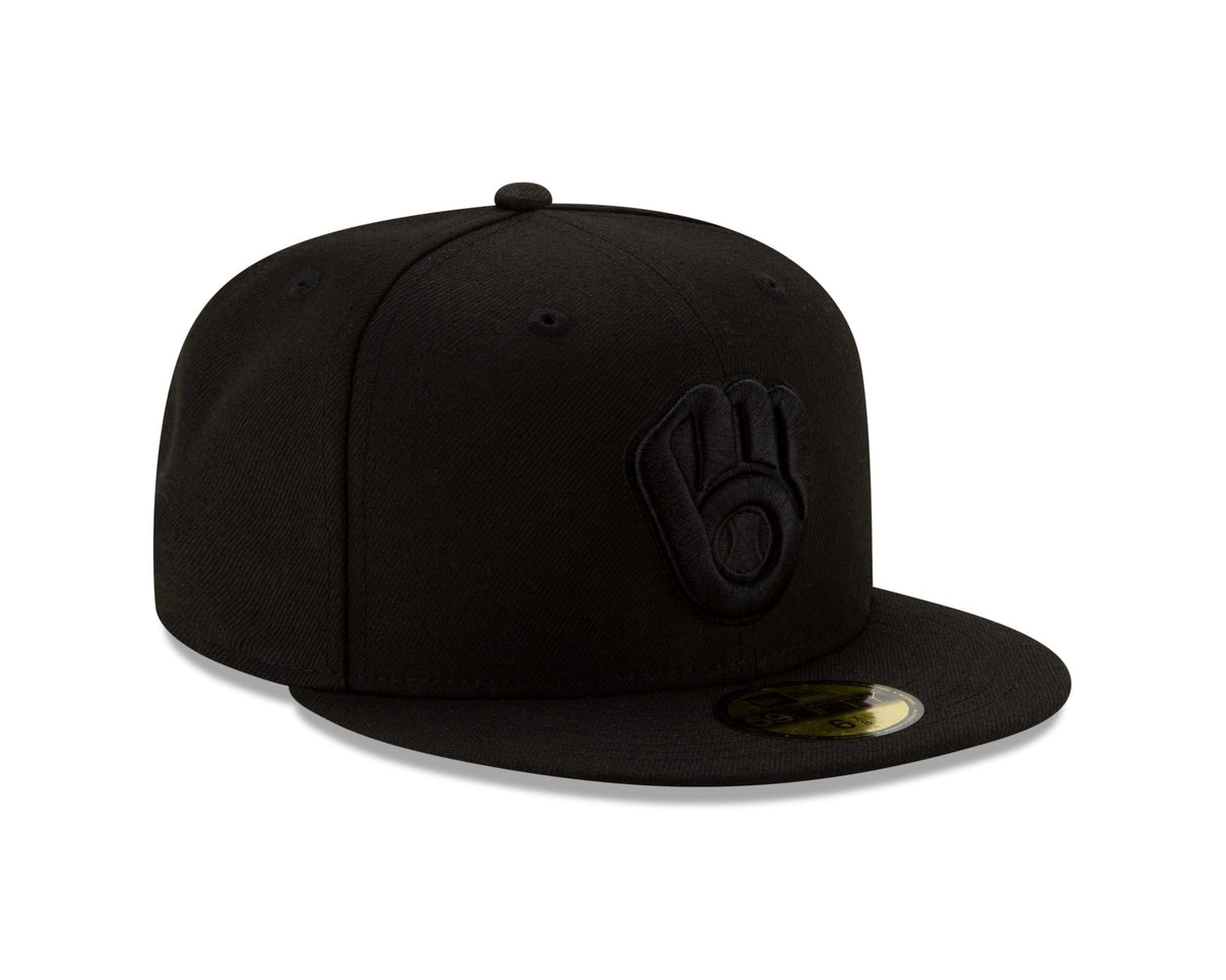 Milwaukee Brewers Authentic Collection Blackout 59FIFTY - New Era -