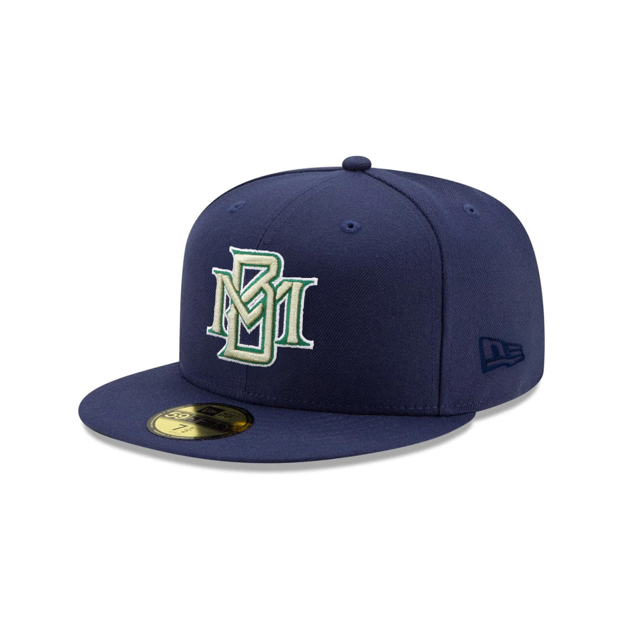 Milwaukee Brewers Cooperstown 40th Anniversary Side Patch Navy 59FIFTY Fitted Hat - New Era - 23860740601