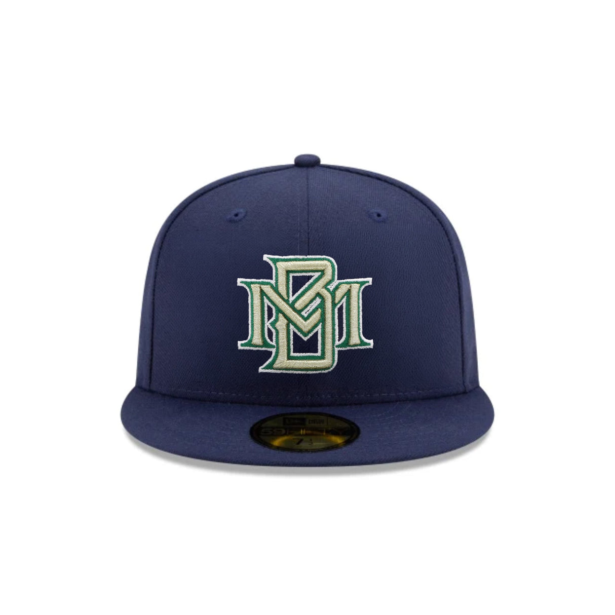 Milwaukee Brewers Cooperstown 40th Anniversary Side Patch Navy 59FIFTY Fitted Hat - New Era - 23860740601