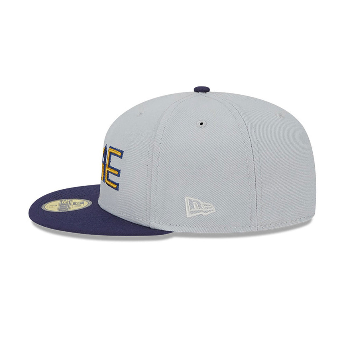 Milwaukee Brewers Metallic City Gray 59FIFTY Fitted Hat - New Era - 23334740601