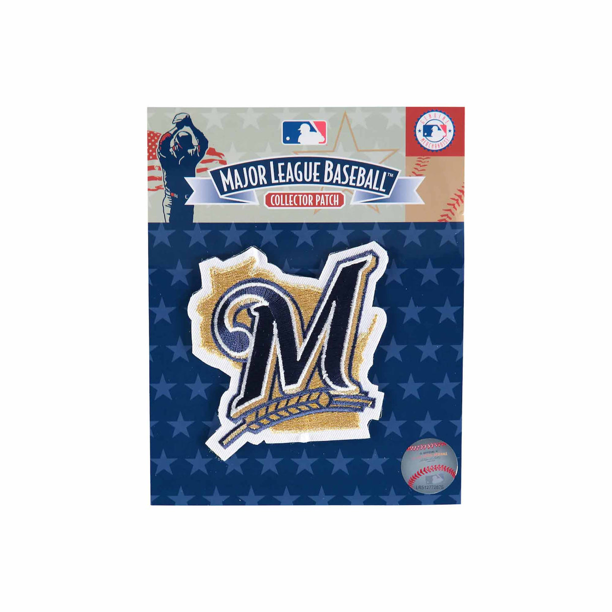Milwaukee Brewers State Outline “M” Embroidered Patch - The Emblem Source -