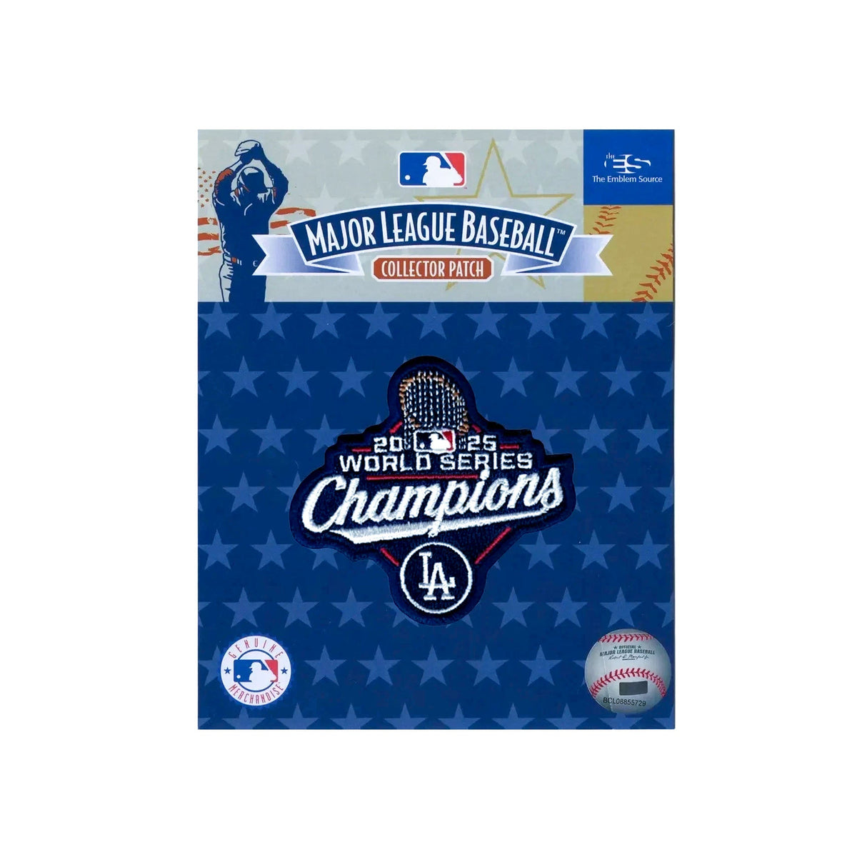 MLB 2025 World Series Champions Official Collector Patch 3" x 3" - The Emblem Source -
