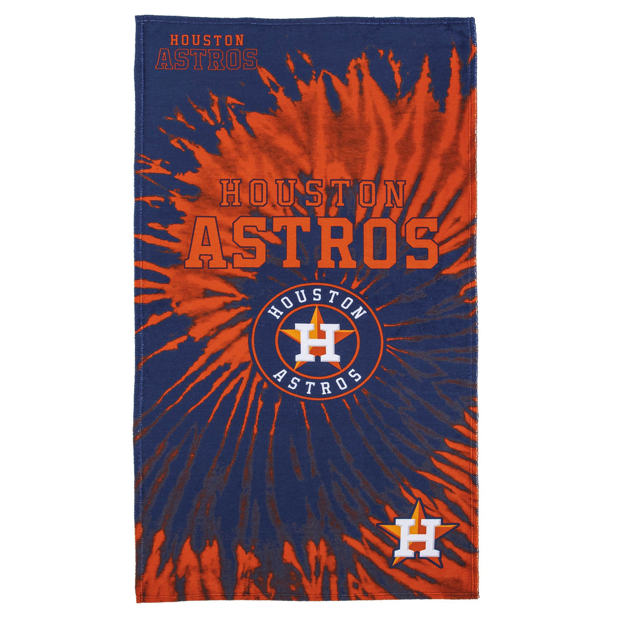 MLB Houston Astros Psychedelic Beach Towel 30x60 Inches - Northwest - 190604342757