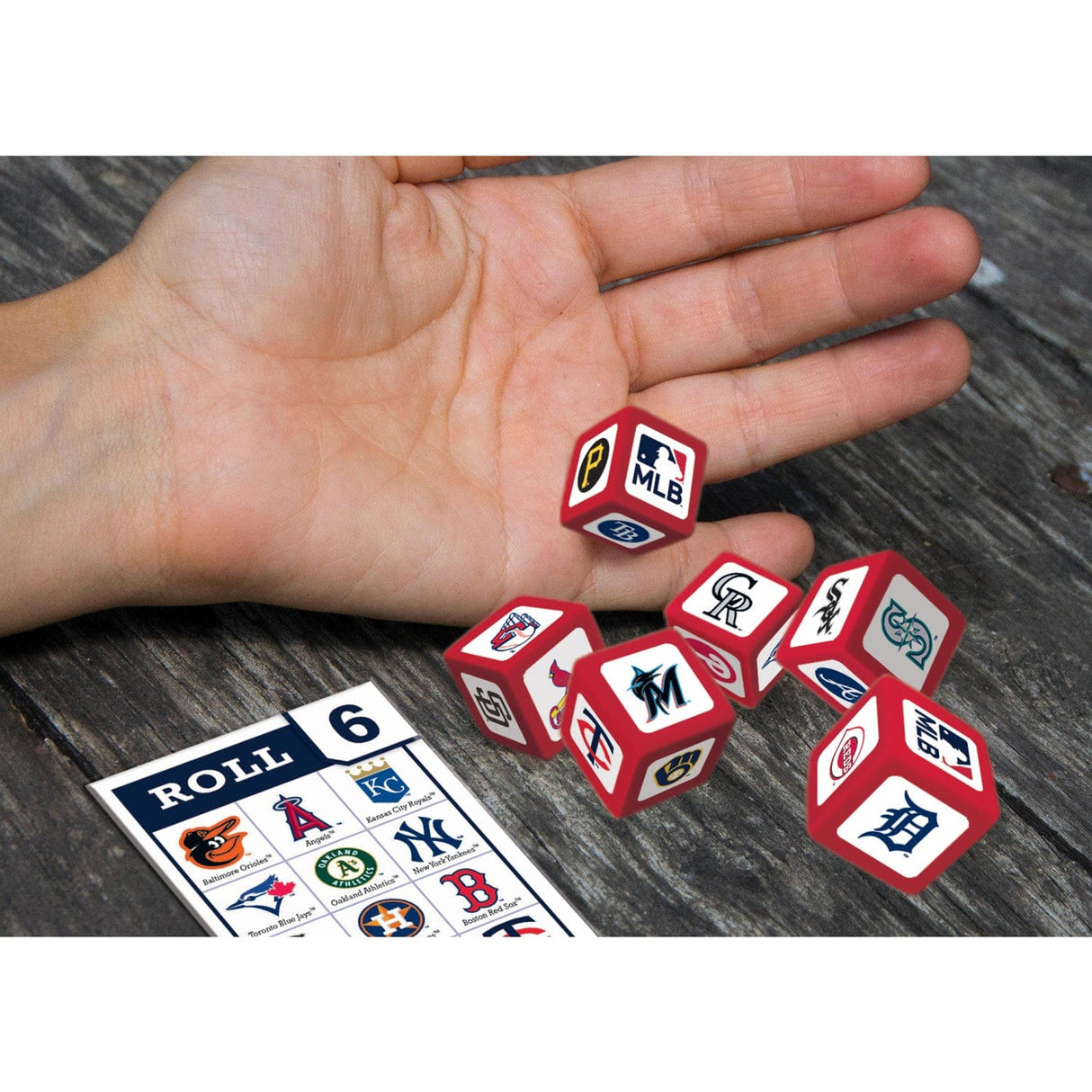 MLB - League Fanzy Dice Game - MasterPieces Puzzle Company INC - 705988419232