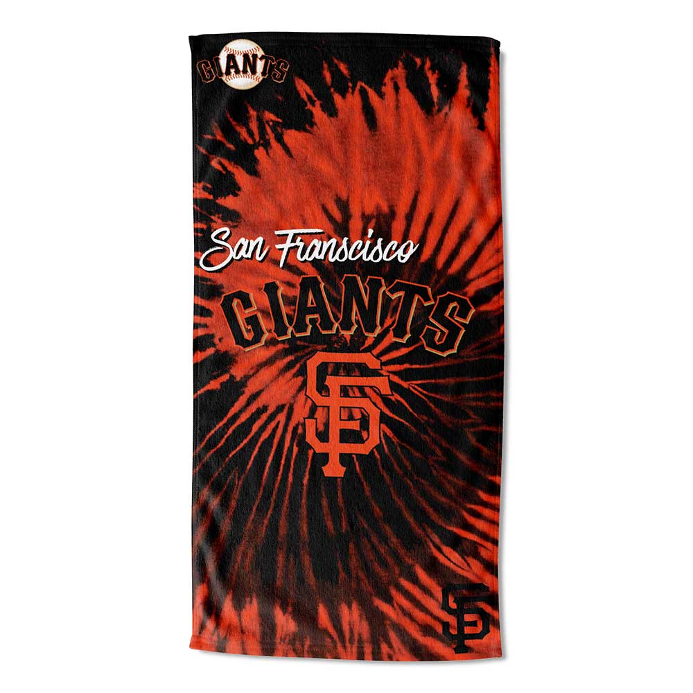 MLB San Francisco Giants Psychedelic Beach Towel 30x60 Inches - Northwest - 190604342986