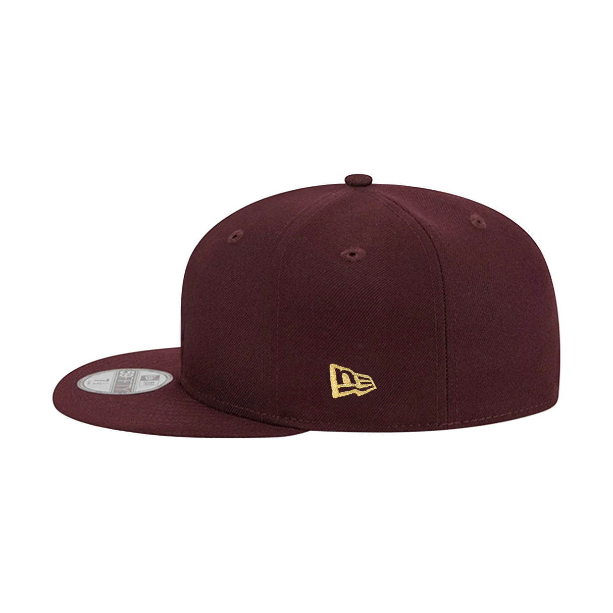 Montreal Expos Metallic Gold Logo Maroon 59FIFTY Fitted Hat - New Era - 23863843112