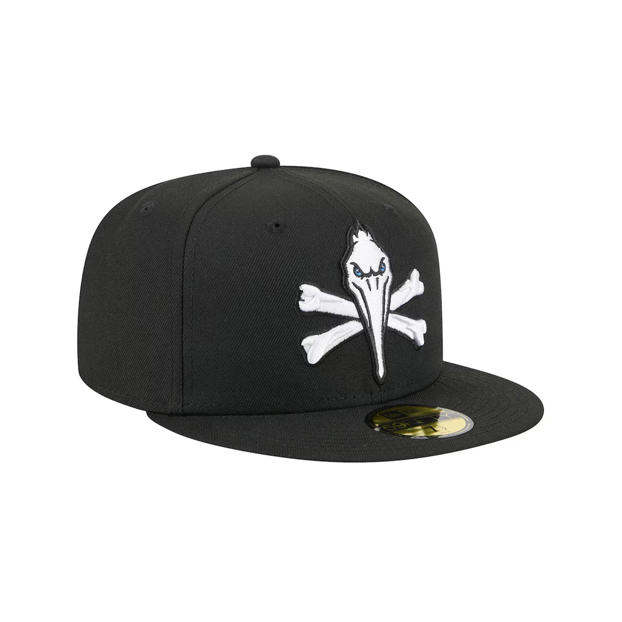 Myrtle Beach Pelicans Theme Night Black 59FIFTY Fitted Hat - New Era - 2346408201