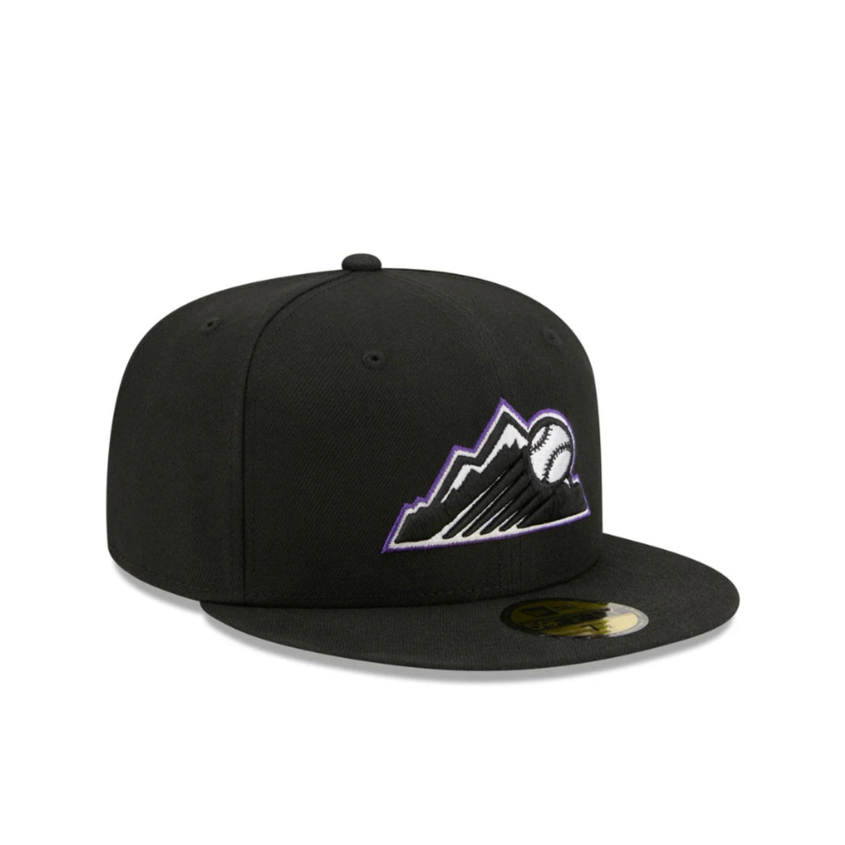 Colorado Rockies Blackout Alternate Logo Black 59FIFTY Fitted Hat