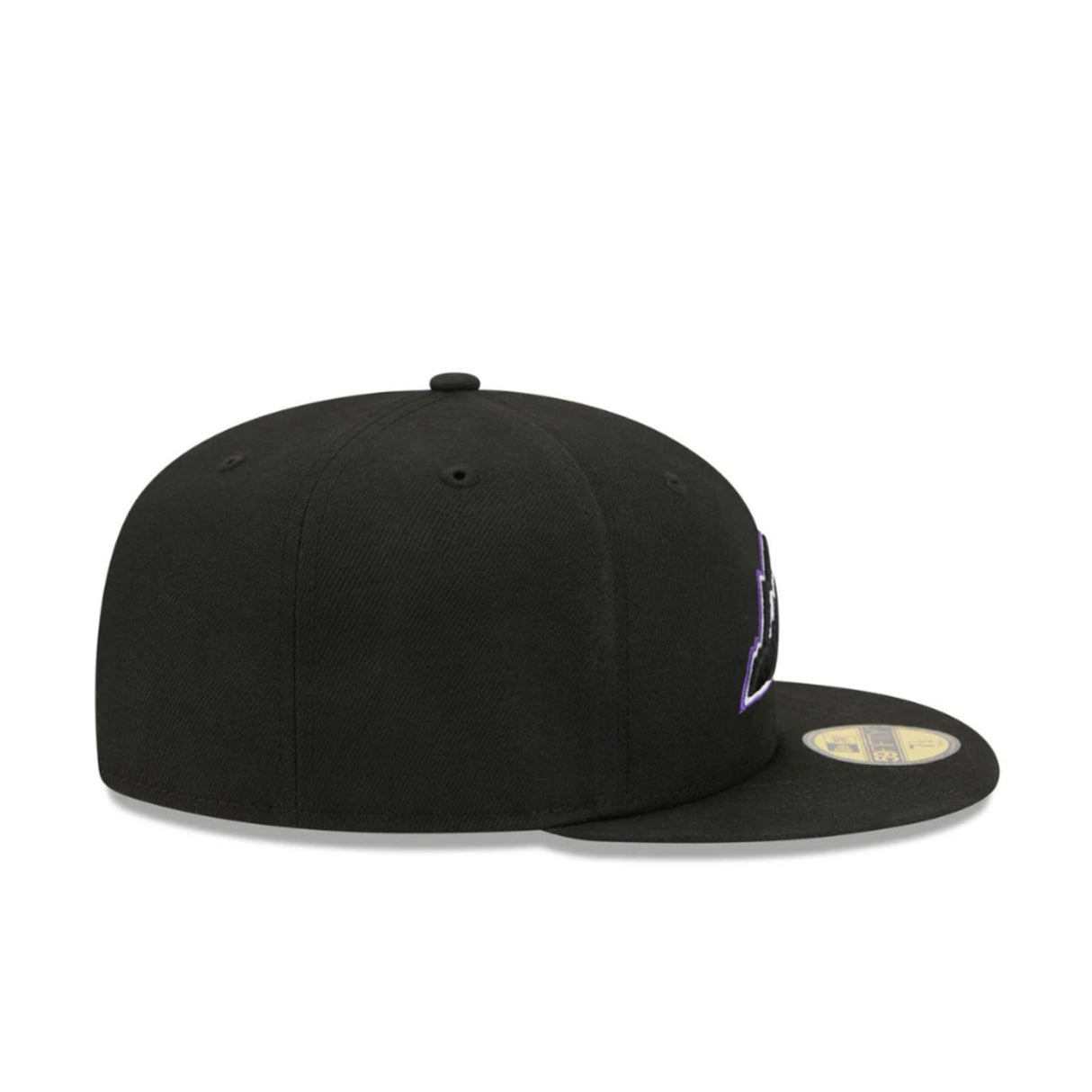 Colorado Rockies Blackout Alternate Logo Black 59FIFTY Fitted Hat