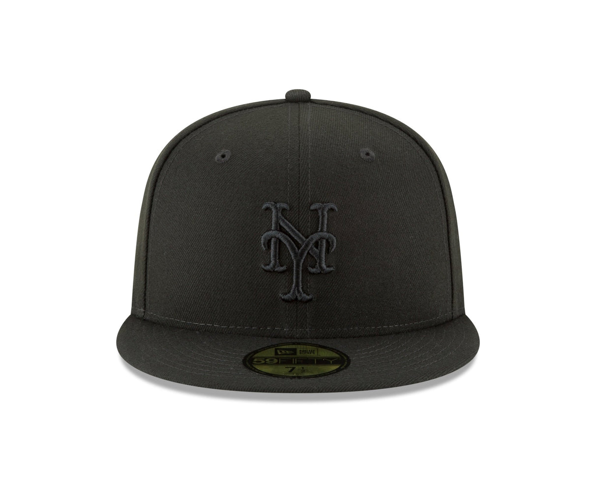 New York Mets Authentic Collection Blackout 59FIFTY Fitted - New Era -