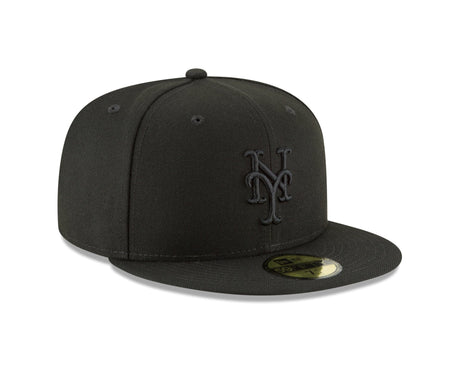 New York Mets Authentic Collection Blackout 59FIFTY Fitted - New Era -