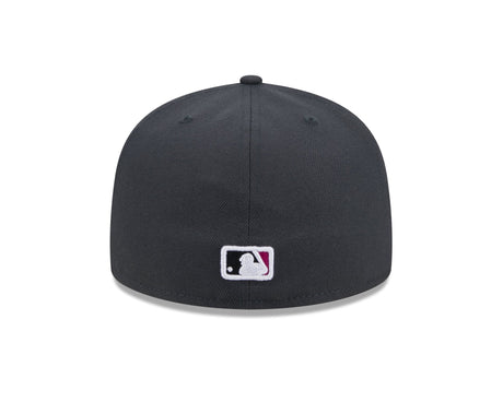 New York Mets Charcoal Pink NYC Patch 59FIFTY Fitted - New Era -