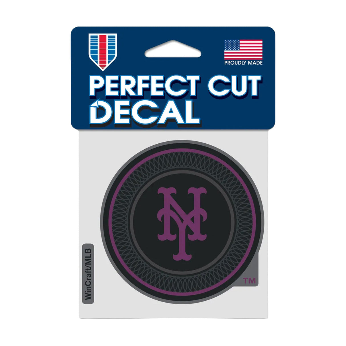 New York Mets City Connect 4x4 Perfect Cut Decal - Wincraft - 3271417
