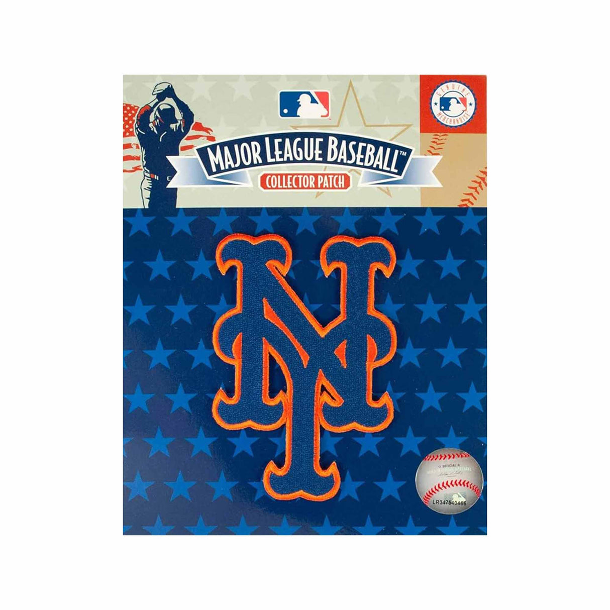 New York Mets NY Logo Emblem Collector Patch - The Emblem Source -