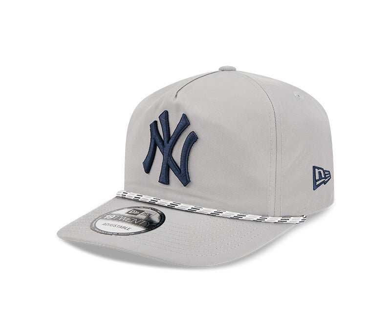 New York Yankees Gray & Navy New Era 19TWENTY Adjustable Rope Hat - New Era -
