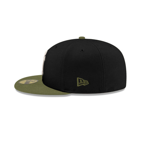 New York Yankees Inverse "Field Issue" Black & Olive 59FIFTY Fitted Hat - New Era -