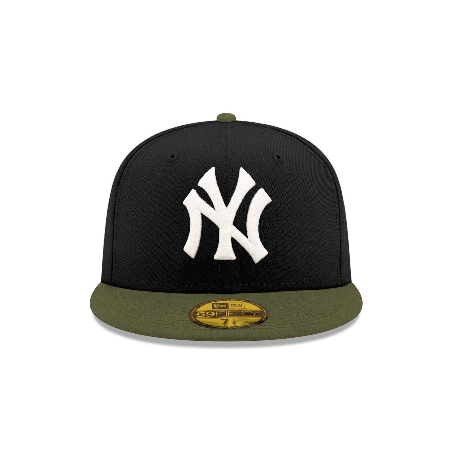 New York Yankees Inverse "Field Issue" Black & Olive 59FIFTY Fitted Hat - New Era -