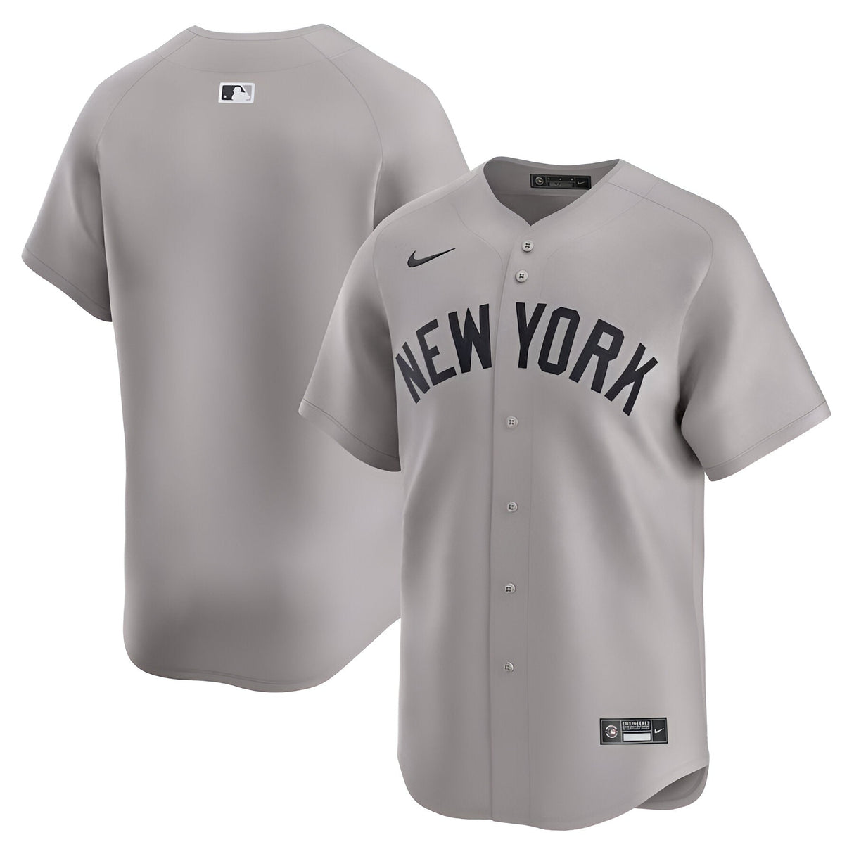 New York Yankees Nike Road Limited Player Gray Jersey - Nike -