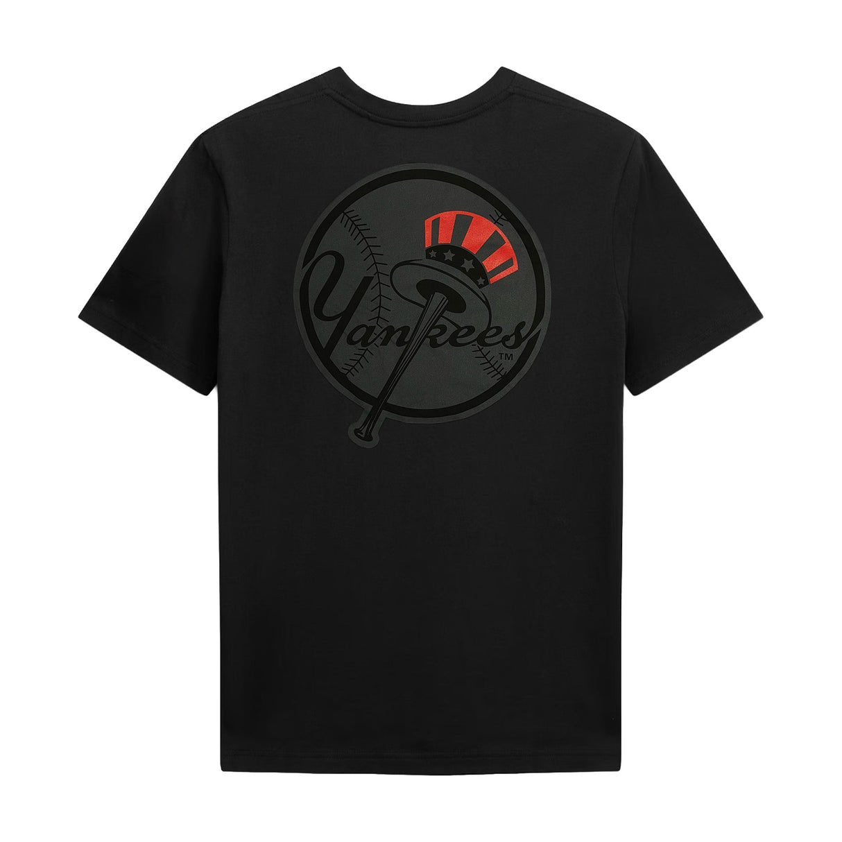 New York Yankees Patriotic Black Tonal Graphic T-Shirt - New Era - 230491643001