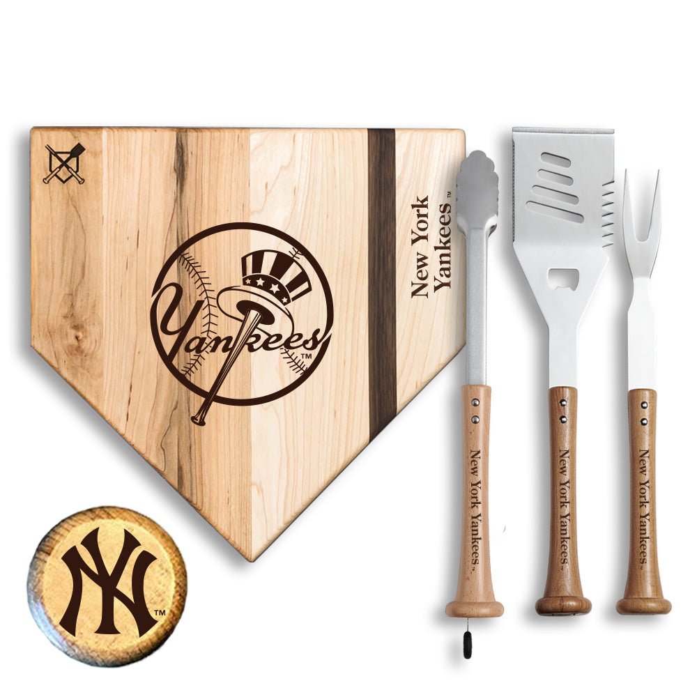 New York Yankees "Silver Slugger" Combo Set - Baseball BBQ -