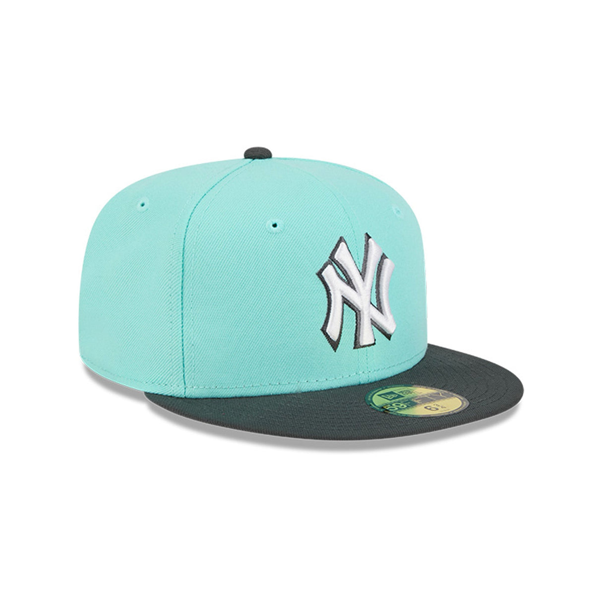 New York Yankees Two - Tone Mint & Charcoal 59FIFTY Fitted Hat - New Era - 23010743002
