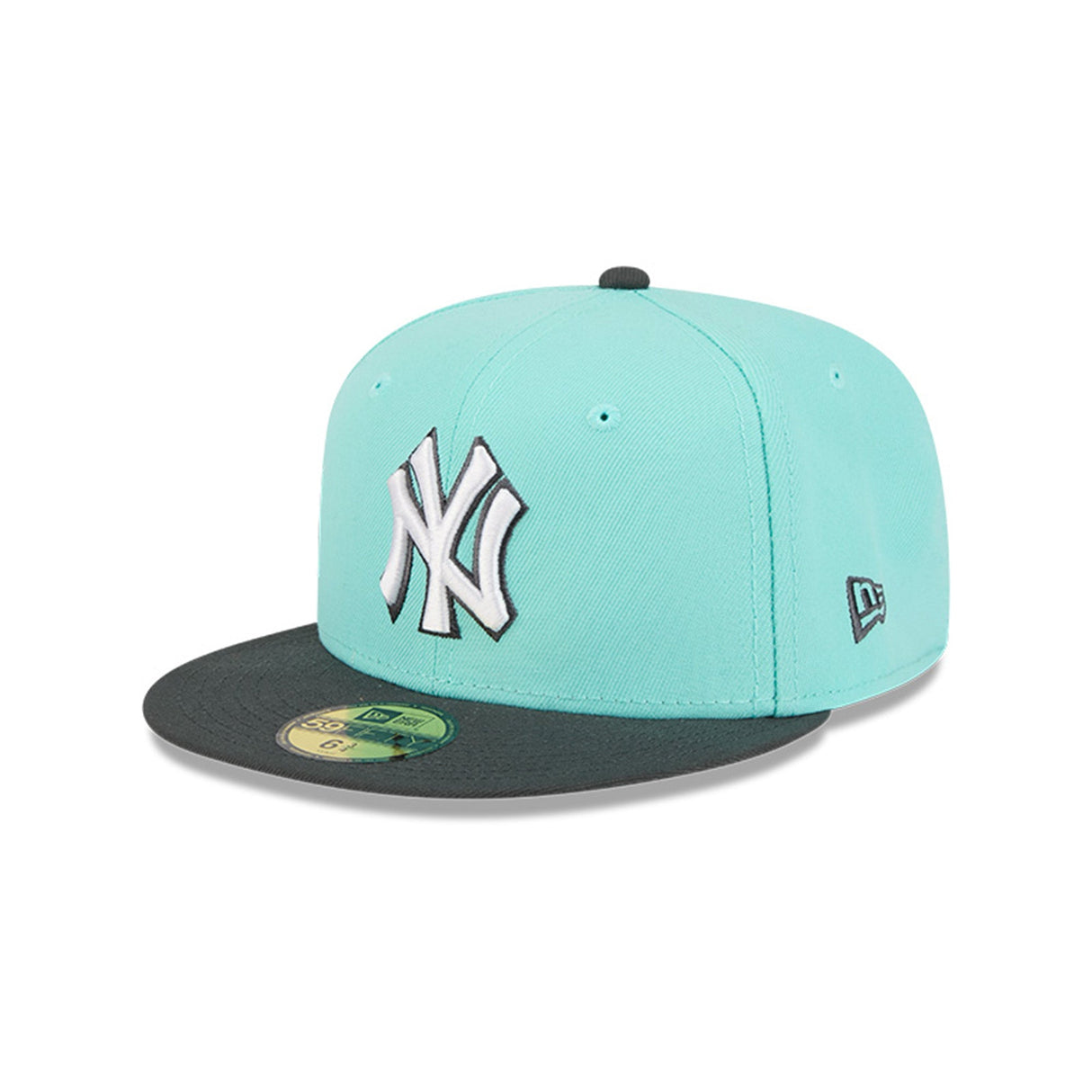 New York Yankees Two - Tone Mint & Charcoal 59FIFTY Fitted Hat - New Era - 23010743002