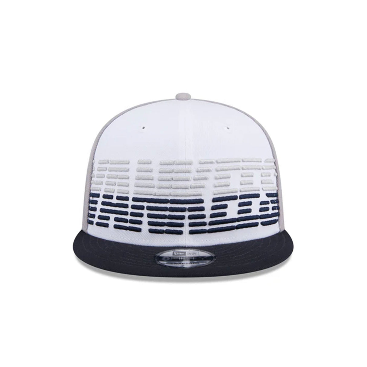 New York Yankees White/Navy/Gray Throwback 9FIFTY Snapback Hat - New Era -